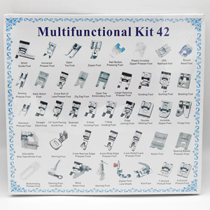 Juego de 42 Piezas de Prensatelas para Máquina de Coser Doméstica, Juego de 32 Piezas de Prensatelas - Product Image 1