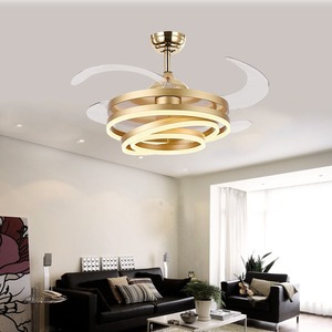 <span class=keywords><strong>Ventilador</strong></span> de <span class=keywords><strong>Techo</strong></span> con Luz LED para el Hogar, <span class=keywords><strong>Ventilador</strong></span> Retráctil para Sala de Estar Grande, Luz Ajustable con Forma de Cabeza, <span class=keywords><strong>Ventilador</strong></span> de <span class=keywords><strong>Techo</strong></span> para Dormitorio - Product Image 2