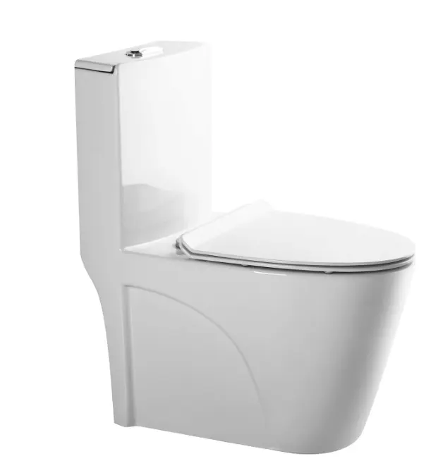 Medyag MJ-P-2006 sin marco para WC tanque Delgado tazon de ceramic blanco inodoro de una pieza