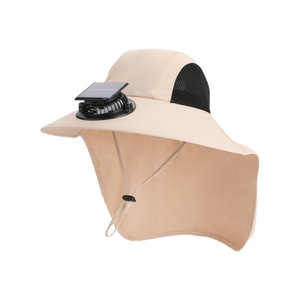 Sombrero de pescador de verano de ala grande <span class=keywords><strong>para</strong></span> hombres y mujeres bordado 3D terciopelo de secado rápido impermeable protección <span class=keywords><strong>solar</strong></span> arcos al aire libre <span class=keywords><strong>Solar</strong></span> - Product Image 1