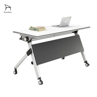 Vente en gros de mobilier de bureau scolaire moderne et ergonomique en bois pour l'apprentissage des bureaux et des chaises de formation pliables pour les étudiants