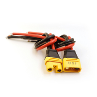 Conector de Cable Macho-Hembra Amass AS150U-F con Cubierta de Malla Tejida de 8AWG para Drones FPV Multirrotor de Gran Carga