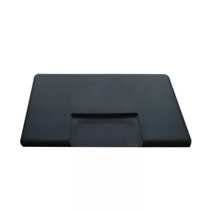 Tapis de sol pour salon de coiffure, barbier, en PU, anti-fatigue, fonction de coiffeur, tapis en silicone noir pour coiffeur - Product Image 5