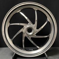Jante de moto forgée en aluminium 6061-T6 usinée CNC et anodisée sur mesure 17x3.5 17x5.5 pouces pour Ducati Hypermotard Supermoto