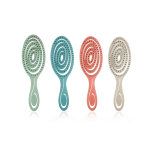 <span class=keywords><strong>Cepillo</strong></span> para el Cabello con Ventilación de Paja de Trigo Ecológico con Logotipo Personalizado, <span class=keywords><strong>Cepillo</strong></span> Desenredante en Espiral con <span class=keywords><strong>Cerdas</strong></span> de Nylon, Venta al por Mayor con Marca Privada OEM - Product Image 2