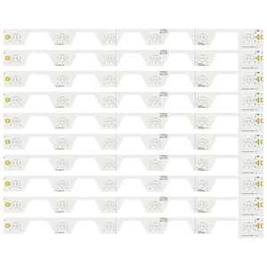 Bande lumineuse LED pour téléviseur <span class=keywords><strong>LCD</strong></span> J-88, TMT-55E5800-10X6-3030C-6S1P-W44, pour <span class=keywords><strong>Thomson</strong></span> 55FA3203 55FA3213 55UA6406 55UB6406 - Product Image 6