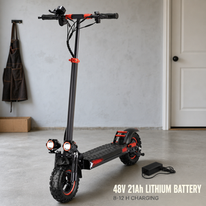 สกู๊ตเตอร์ไฟฟ้า FLZ-SC3-<span class=keywords><strong>18</strong></span> ขนาด 11 นิ้ว มอเตอร์เดี่ยว สำหรับผู้ใหญ่ 48V 1600W ระยะทางวิ่งไกล 60 กม. ความเร็วสูงสุด 55 กม./ชม. พับได้ โครงสร้างอลูมิเนียมอัลลอย - Product Image 3