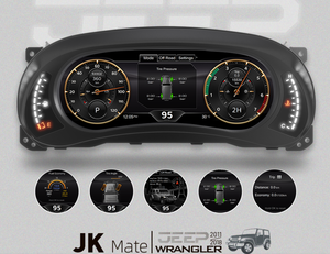 LU DI 新款吉普牧马人 JK 液晶数字仪表盘车速表即插即用高清显示屏 2011-2018 年 12 个月保修 - Product Image 3
