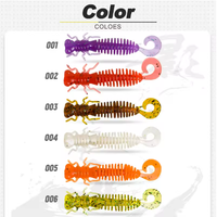 Leurre souple D1 100 mm 6,1 g, leurres artificiels en gros, OEM, larves de libellule, leurre pour brochet, brochet, swimbait, appâts en plastique souple, ver