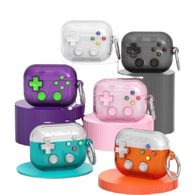 New Arrival Retro Game Shaped Armor Protector Earphone Case for Apple for Airpods 1/2/3 Pro2 Shockproof Wireless TPU Cover