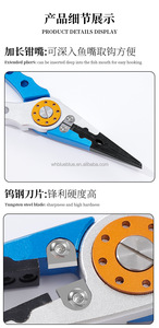 Aluminum Alloy Fishing <strong>Pliers</strong> Multifunctional Cutting Line <strong>Pliers</strong> <strong>Split</strong> <strong>Ring</strong> Remove Hooks Tool <strong>for</strong> Sea Fishing Tackle - Product Image 6