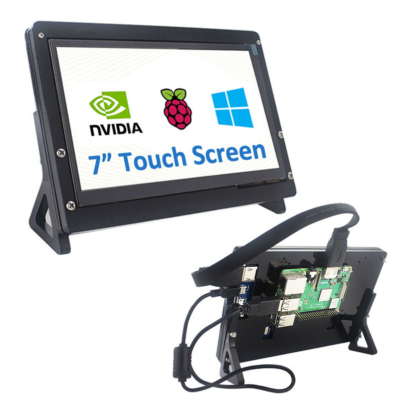 Lampone Pi 7 Pollici Touch Screen IPS 1024x600 HD Display LCD Per Raspberry Pi 4 - Foto 10