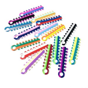 Poetry And Distant Places Anneaux de ligature TPU, lot de 20 anneaux, accessoires orthodontiques dentaires pour l'alignement des dents - Product Image 1