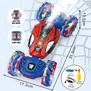 Coche de Derrape con Control Remoto 2.4G de 12 Canales de la Película Spider-Man, Cable USB, Rotación 360°, Retorno Automático, Sensor de Gestos, para Niños Expertos - Product Image 2