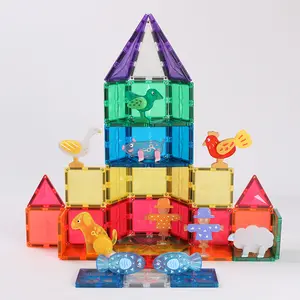 MNTL Đồ Chơi Động Vật Bằng Nhựa Xây Dựng Nam Châm Thiết Kế Mới Nhất Khối Từ Tính Bộ Gạch Xây Dựng Đồ Chơi - Product Image 5