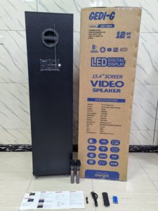 ลำโพงคาราโอเกะพกพาสำหรับการแสดงกลางแจ้ง รองรับหน้าจอสัมผัส ดูวิดีโอ YouTube ฟังเพลง ไม่มีไมโครโฟนในตัว ไม่ต้องใช้แอพ ขายดี - Product Image 3