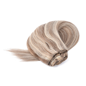 Extensiones de Cabello Chino KSWIGS con Clip, Doble Trama, 100% Cabello Humano Remy, Trama Única, Textura Lisa, Resistentes al Desprendimiento, Todos los Colores - Product Image 3