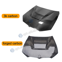 Capot moteur en fibre de carbone style CS personnalisé avec aérations pour BMW Série 3 G20 G28 M340i 320i 325i 330i – Amélioration du capot moteur