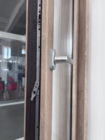 Ventana Abatible de Madera GREATMEN con Rotura de Puente Térmico, Doble Acristalamiento Low-E, Insonorizada, para Residencias, Villas y Hoteles, Eficiente Energéticamente