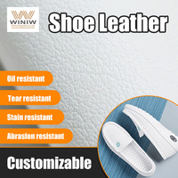 Cuir PU rigide antistatique résistant aux rayures de 2,0 mm pour chaussures de sécurité, conforme à la norme EN ISO 20345 S1, cuir microfibre imperméable