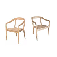 Nouveau produit innovant en chine, accoudoir Simple, chaises en bois massif, chaises de salle à manger