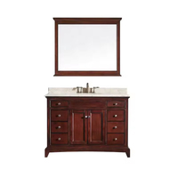 Meuble de salle de bain antique en bois simple Meuble classique royal monté au sol Armoire de salle de bain moderne et luxueuse