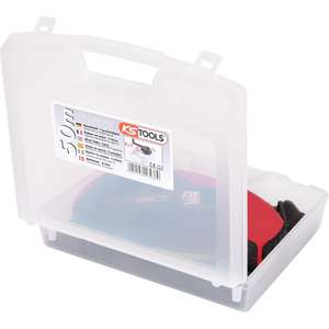 KS TOOLS Ruban à mesurer avec ruban en acier jaune, boîtier en plastique, 50m - Product Image 2