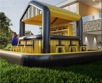 Barres gonflables personnalisées par les fabricants et bars de piscine gonflables pour les activités de fête en plein air
