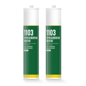 Food Grade Non-toxic Acid Silicone Sticky Metal Glue Home Appliance Silicone Rubber Sticky Plastic Waterproof Sealant