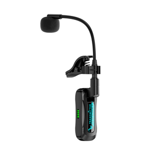 Microphone sans fil rechargeable UHF à pince pour <span class=keywords><strong>saxophone</strong></span>, émetteur-récepteur, vente en gros - Product Image 4