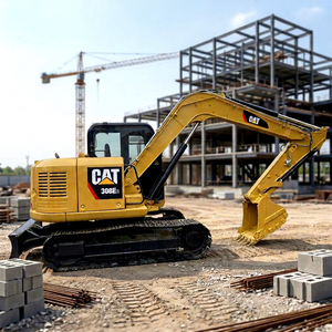 Excavatrice sur chenilles d'occasion Cat308E2, moteur Cat C3.3B, puissance 46 kW, faible consommation de carburant, capacité de la benne 0,38 m³, CE EPA, Cat306E2, Cat307E2 - Product Image 1