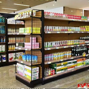 Estantes de exhibición al por menor Estanterías duraderas para supermercados Ahorro de espacio Estantes de exhibición al por menor Estantes de supermercado <span class=keywords><strong>Gondol</strong></span> - Product Image 2