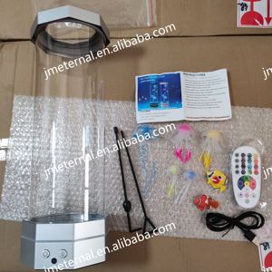 Yiheng 2024 trẻ em mới Thạch Cá dẫn đêm đèn sứa đèn LED tưởng tượng đèn Dung Nham - Product Image 3