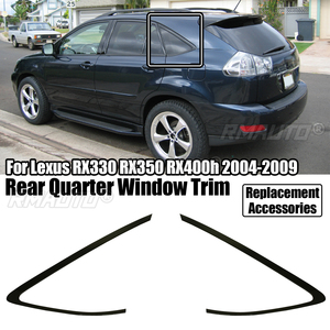 Garniture de vitre latérale arrière pour Lexus RX330 RX350 RX400h 2004-2009, côté conducteur gauche et côté passager droit, accessoires de remplacement - Product Image 1