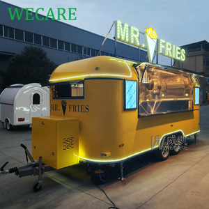 รถขายอาหารเคลื่อนที่ WECARE พร้อมเตาทอด รถพ่วงขายอาหาร ฮอทดอก พิซซ่า ทาโก้ ชูโรส์ เฟรนช์ฟรายส์ เครป รถฟู้ดทรัค พร้อมอุปกรณ์ครบครันสำหรับร้านอาหาร - Product Image 1