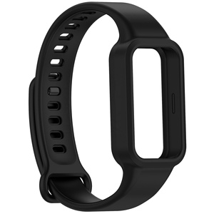 สายรัดข้อมือกีฬาสำหรับขายส่งสำหรับ Xiaomi MiBand 9 Active Soft/ Redmi Band 3 สายซิลิโคนนุ่มระบายอากาศได้ กันน้ำ สายรัดข้อมือสำรอง - Product Image 2