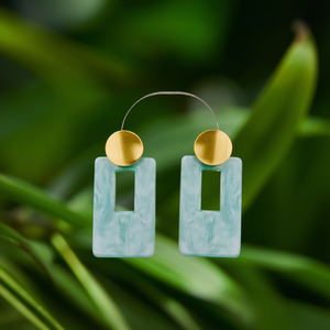 Boucles d'oreilles pendantes tendance E250-E140-0168LS - Product Image 3