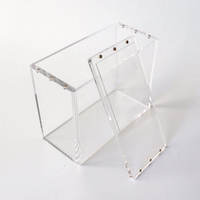 Boîte de protection magnétique en acrylique pour One Piece English Booster Box, résistante aux UV à 98 %, transparente, anti-poussière, pour rangement et présentation de cartes TCG