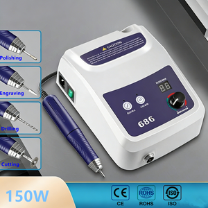 Moteur Micro Sans Balais 2028J OEM 150W 50000 tr/min pour Laboratoire Dentaire, Polisseuse à Prothèses Dentaires et Ongles, <span class=keywords><strong>Graveur</strong></span> Métal Manuel pour Personnalisation de Bijoux - Product Image 1