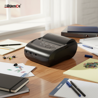 DiligenCe 58mm 2 inci Printer Thermal Portabel Nirkabel Genggam untuk Tiket, Struk, Android USB Mini Stok