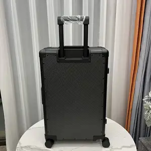 Designer Marke Business Travel Style Trolley Koffer mit USB-Aufladung benutzer definierte Reise Smart Carbon Faser Handgepäck