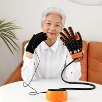 Gant de massage robotique chauffant automatique à 5 doigts, appareil d'exercice et de massage électrique pour les mains ML-116