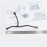 Tuyau de Débordement de Liquide de Refroidissement 80D121081 pour Audi Q5 2018-2024 2.0T EA888, Tuyau de Ventilation du Réservoir (Caoutchouc EPDM + PA) HUAPENG 80D 121 081 B