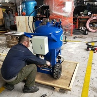DB225 DB500 DB800 Jichuan Certifié CE Sablage à eau avec compresseur d'air sur remorque Garantie 1 an Marque renommée PLC