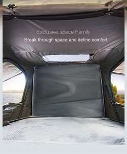 Impermeabile tetto superiore per campeggio tenda 4-5 persone Outdoor automatico costruire vendita calda può sopportare più di 360KG senza costruire tenda - Product Image 5