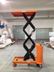 Mini yarı elektrikli kaldırma platformu inşaat makas kaldırma platformu 0.5T 1.0T kaldırma yüksekliği maksimum yükseklik 2M - Product Image 6