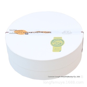 Caja de papel para llevar redonda vasca de 4 y 6 pulgadas para pastel y tarta de queso, embalaje de tiramisú de doble capa, herramienta para pastel de Material de PC - Product Image 5