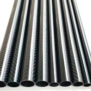 Tubo de Fibra de Carbono de 5mm a 4000mm, Mate, Brillante, Pintado, Sin Pintar, para Uso Industrial - Product Image 2