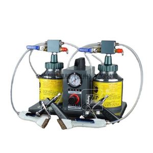 Original Manufacturer Cheap Price 1.2L <b>Mini</b> Pneumatic Glue Brushing Machine Shoe Sole Glue Brushing Machine shoe sole cutting ma - Product Image 3