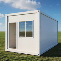 Maison préfabriquée modulaire démontable sans outils de 20 pieds, bureau, cabane mobile familiale rurale